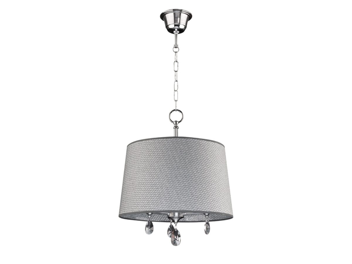 Żyrandol Egida 3-punktowy chrom 40 cm