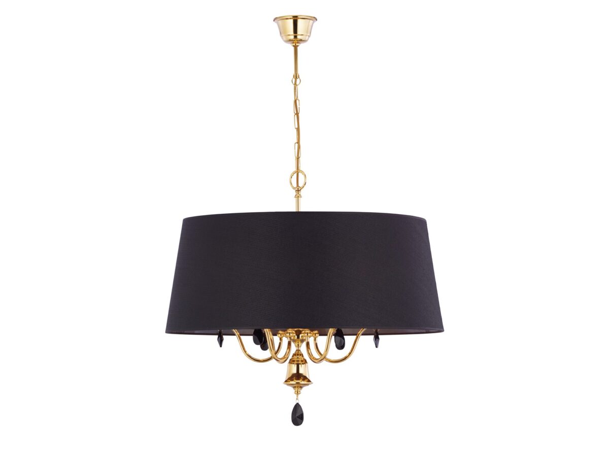 Żyrandol Egida 6-punktowy złoty 74 cm