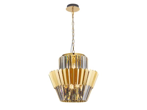 Żyrandol kryształowy Ilavona 9-punktowy E14 45 cm